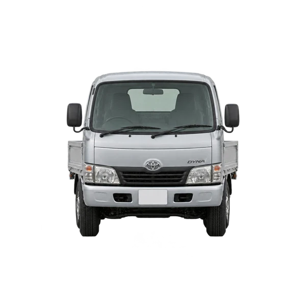 シルバーの2005 Toyota Dyna（正面ビュー）