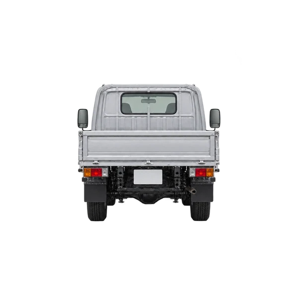 Toyota Dyna 2010 باللون فضي، منظر من الخلف