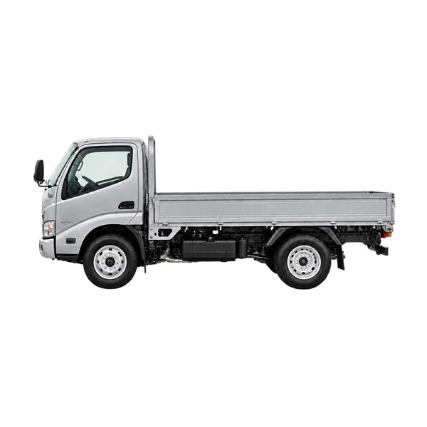2015 Toyota Dyna in Silber, Ansicht: Seite (nach links gerichtet)