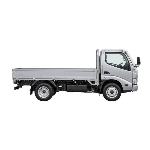 2015 Toyota Dyna in Silber, Ansicht: Seite (nach rechts gewandt)