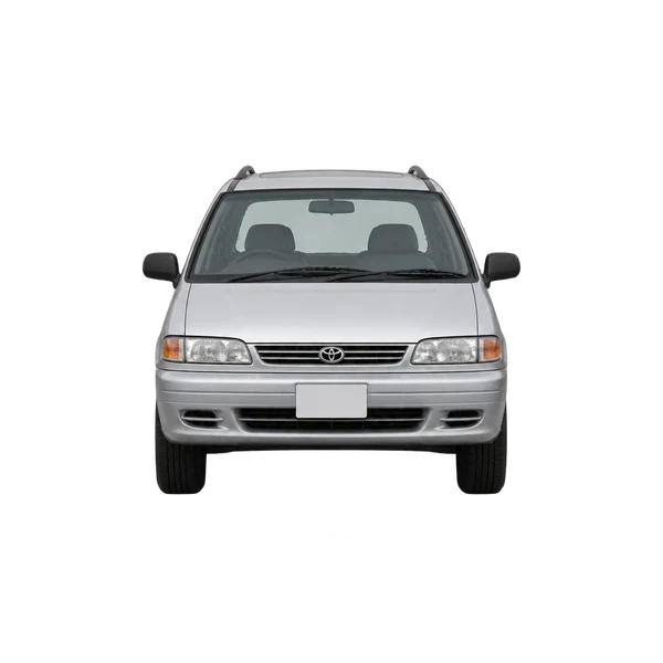 Toyota Emina 1995 en plateado, vista frontal