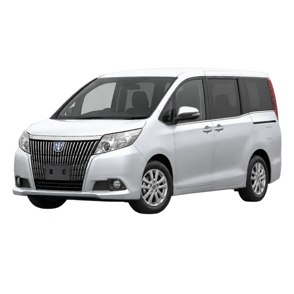 Toyota Esquire 2016 argent, vue trois-quarts avant (orienté vers la gauche)