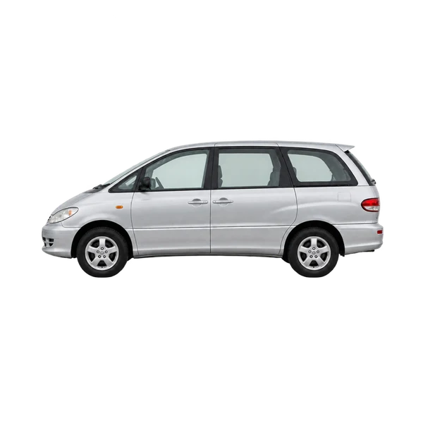 2000 Toyota Estima in Silber, Ansicht: Seite (nach links gerichtet)
