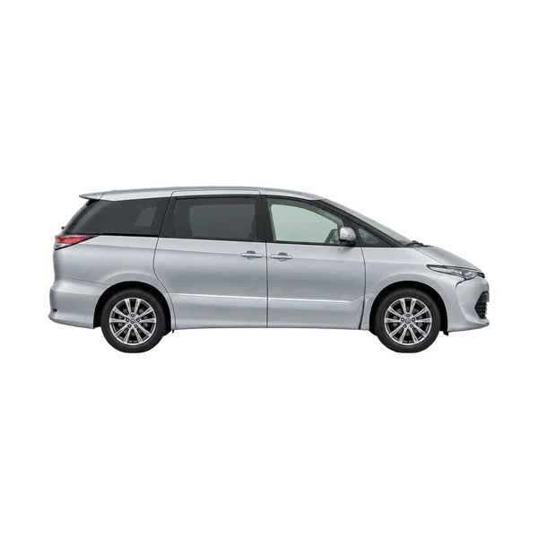 2020 Toyota Estima in Silber, Ansicht: Seite (nach rechts gewandt)