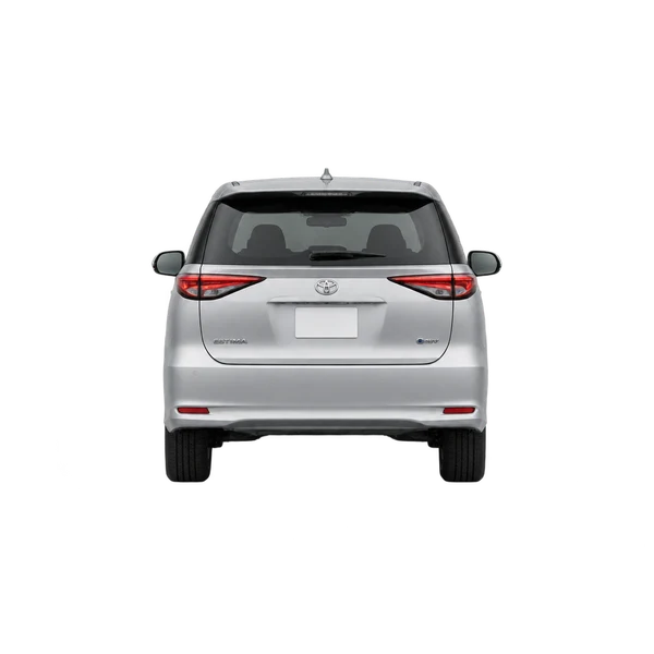 Toyota Estima 2025 argent, vue arrière