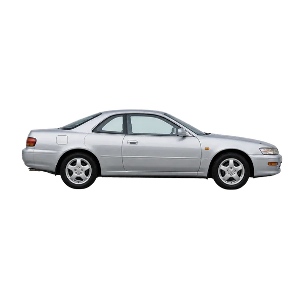 Toyota Exiv 1995 en plateado, vista lateral (hacia la derecha)