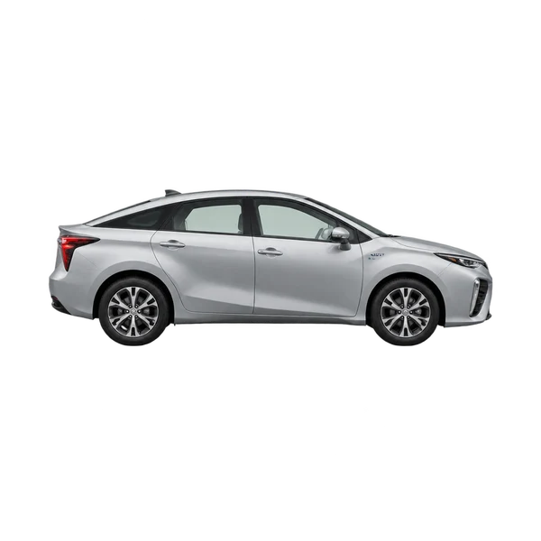 Toyota FCHV-adv 2020 argent, vue profil (tourné vers la droite)