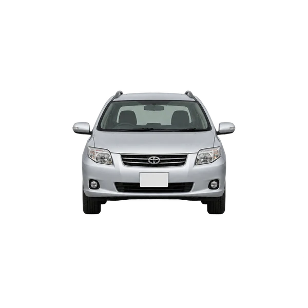 Toyota Fielder 2010 argent, vue avant