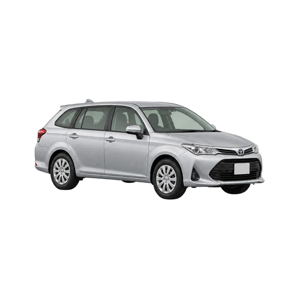 Toyota Fielder 2020 argent, vue trois-quarts avant (orienté vers la gauche)