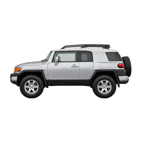 2015 Toyota FJ Cruiser in Silber, Ansicht: Seite (nach links gerichtet)