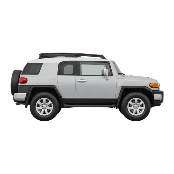 2010 Toyota FJ in Silber, Ansicht: Seite (nach rechts gewandt)