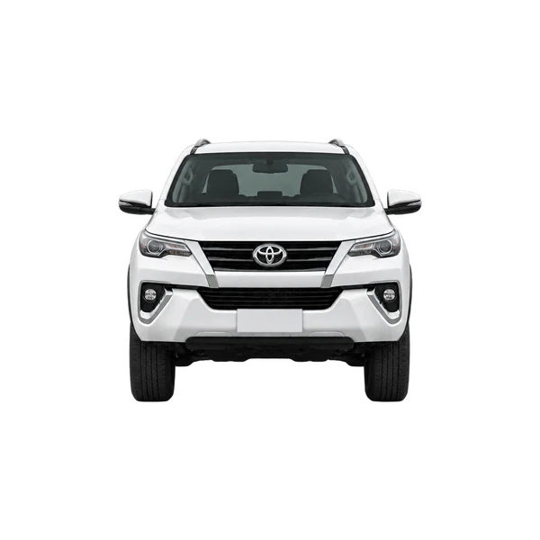ホワイトの2020 Toyota Fortuner（正面ビュー）
