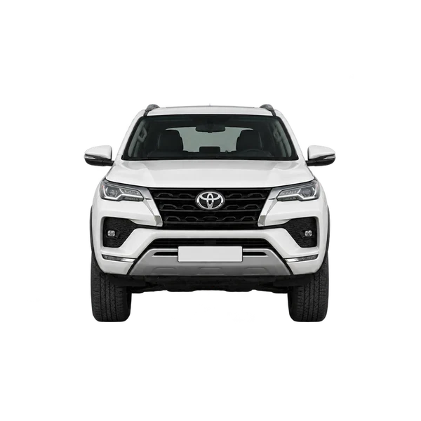 ホワイトの2022 Toyota Fortuner（正面ビュー）