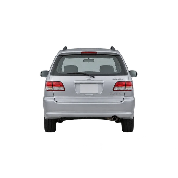 Toyota Gaia 2000 باللون فضي، منظر من الخلف