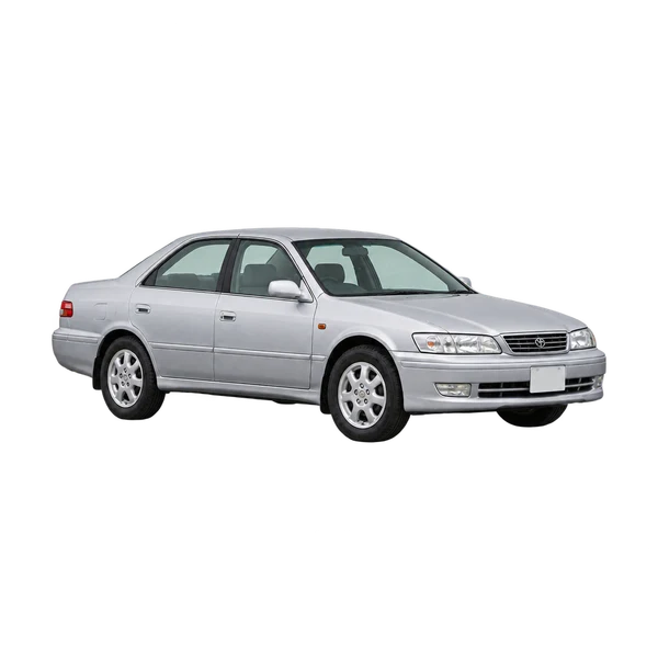 Toyota Gracia 2000 باللون فضي، منظر منظر أمامي بزاوية ثلاثة أرباع (متجه لليسار)
