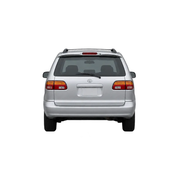 Toyota Grand 2000 en plateado, vista trasera