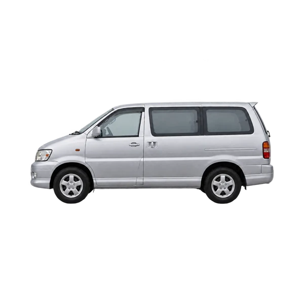 2000 Toyota Granvia in Silber, Ansicht: Seite (nach links gerichtet)