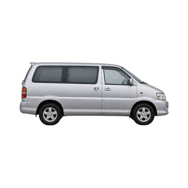 2000 Toyota Granvia in Silber, Ansicht: Seite (nach rechts gewandt)