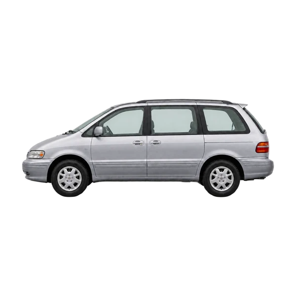1995 Toyota Groire in Silber, Ansicht: Seite (nach links gerichtet)