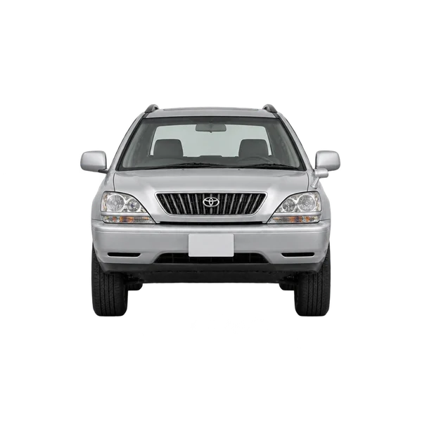 シルバーの2000 Toyota Harrier（正面ビュー）