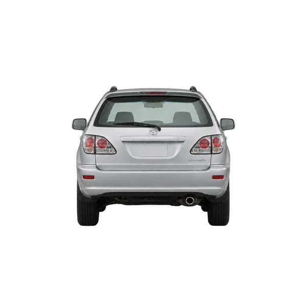 シルバーの2000 Toyota Harrier（リアビュー）
