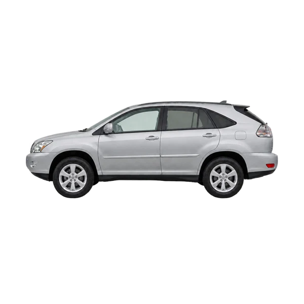 2010 Toyota Harrier in Silber, Ansicht: Seite (nach links gerichtet)