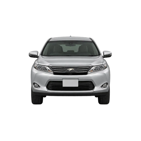 シルバーの2015 Toyota Harrier（正面ビュー）