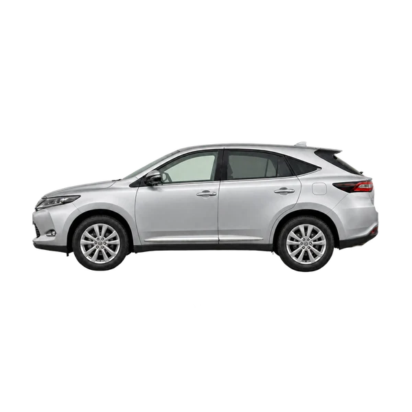 2015 Toyota Harrier in Silber, Ansicht: Seite (nach links gerichtet)