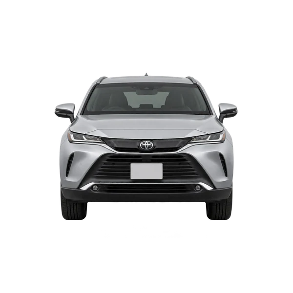 シルバーの2025 Toyota Harrier（正面ビュー）