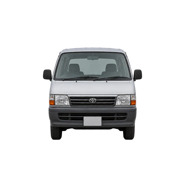 2000 Toyota Hiace in Silber, Ansicht: Front