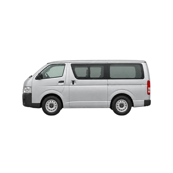 2005 Toyota Hiace in Silber, Ansicht: Seite (nach links gerichtet)
