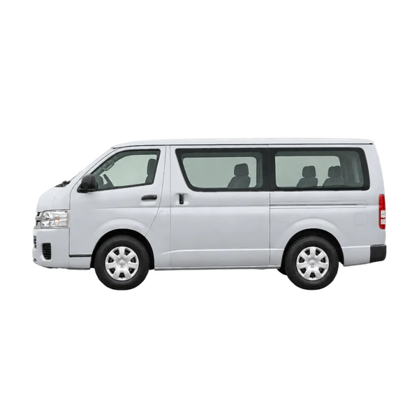 2016 Toyota Hiace in Silber, Ansicht: Seite (nach links gerichtet)