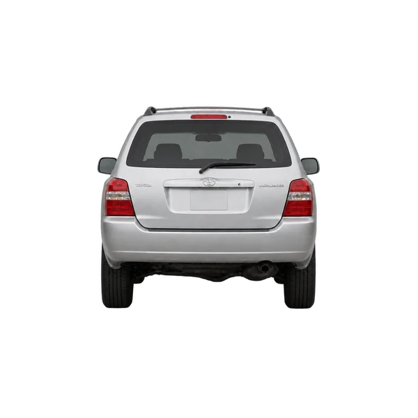 silver 2000 Toyota Highlander rear view