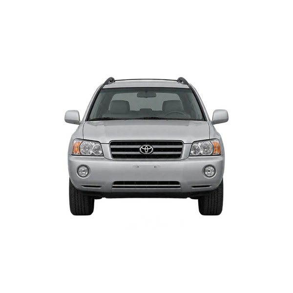 silver 2001 Toyota Highlander front view