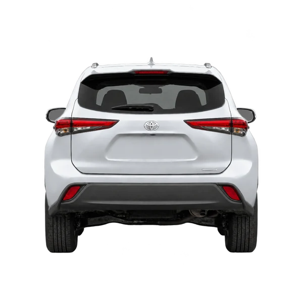 Toyota Highlander 2021 argent, vue arrière