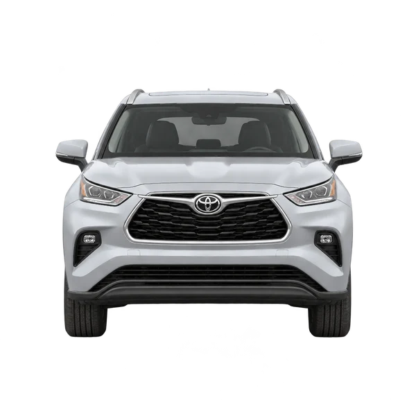 2025 Toyota Highlander in Silber, Ansicht: Front