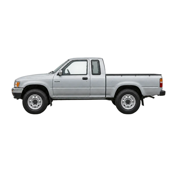 1995 Toyota Hilux in Silber, Ansicht: Seite (nach links gerichtet)