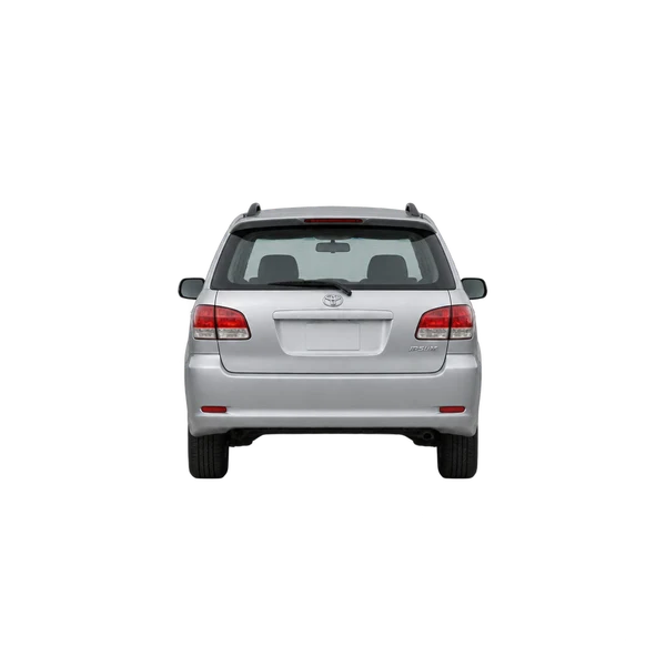 Toyota Ipsum 2005 باللون فضي، منظر من الخلف