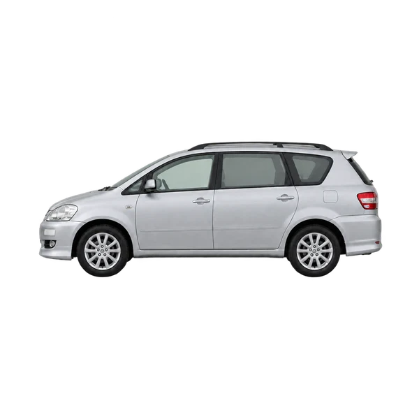 Toyota Ipsum 2010 en plateado, vista lateral (mirando a la izquierda)
