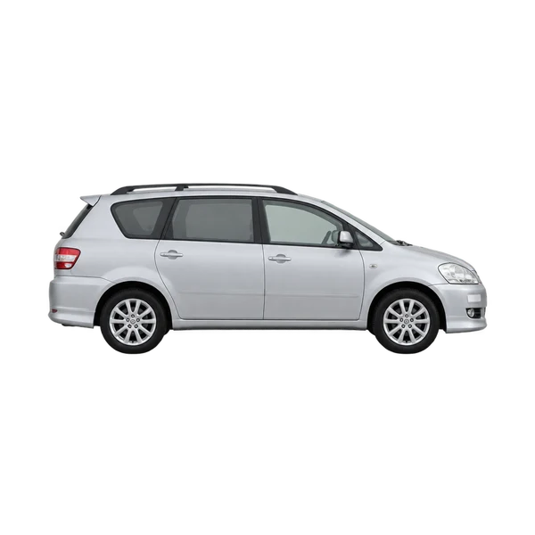 Toyota Ipsum 2010 en plateado, vista lateral (hacia la derecha)