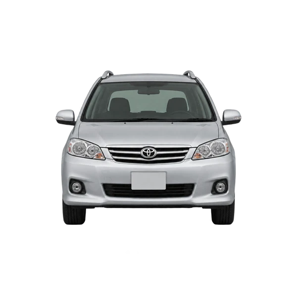 Toyota Ipsum 2020 باللون فضي، منظر أمامي