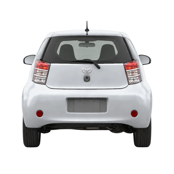 2012 Toyota IQ in Silber, Ansicht: Heck