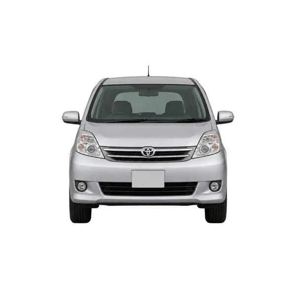 Toyota Isis 2005 en plateado, vista frontal