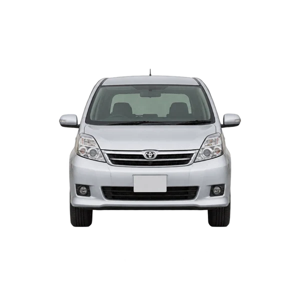 Toyota Isis 2015 باللون فضي، منظر أمامي