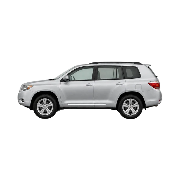 2010 Toyota Kluger in Silber, Ansicht: Seite (nach links gerichtet)