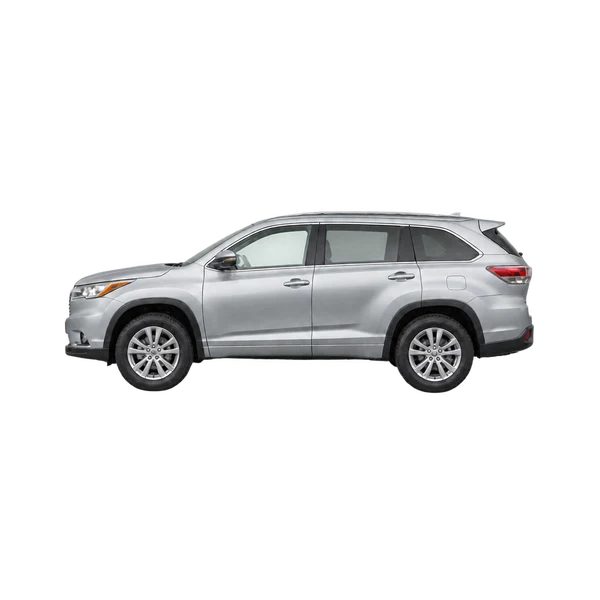 2015 Toyota Kluger in Silber, Ansicht: Seite (nach links gerichtet)