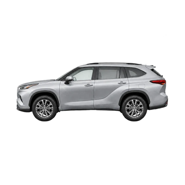 2025 Toyota Kluger in Silber, Ansicht: Seite (nach links gerichtet)