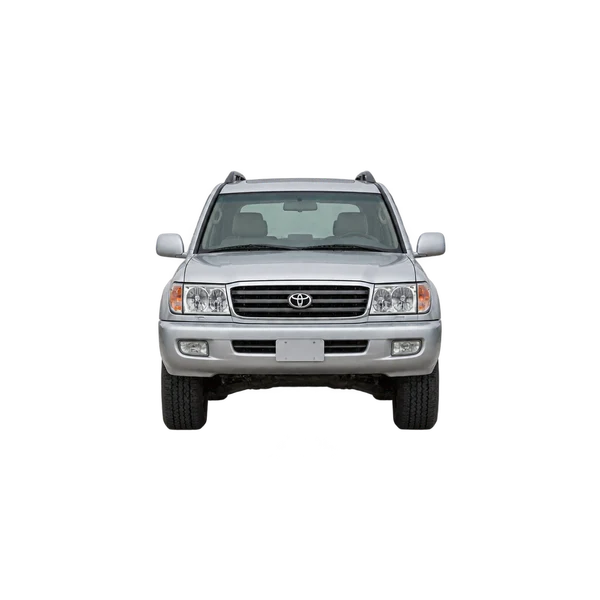 2000 Toyota Land Cruiser in Silber, Ansicht: Front