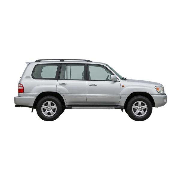 2000 Toyota Land Cruiser in Silber, Ansicht: Seite (nach rechts gewandt)