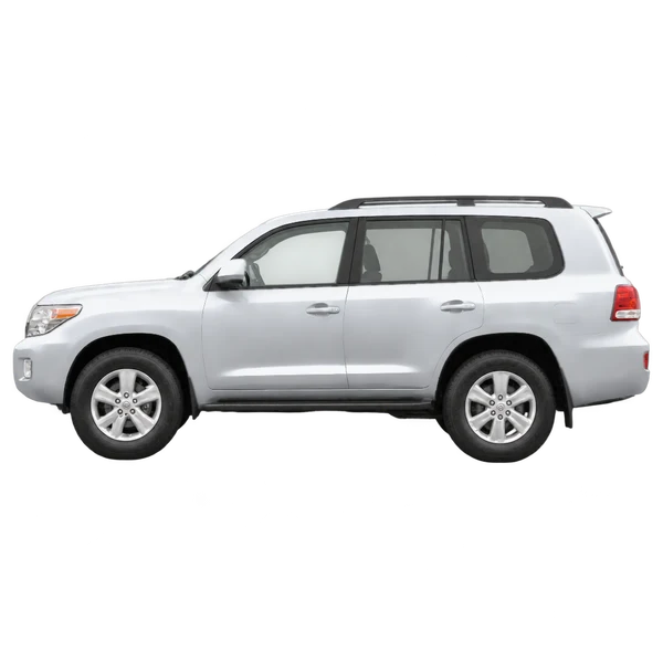 2011 Toyota Land Cruiser in Silber, Ansicht: Seite (nach links gerichtet)